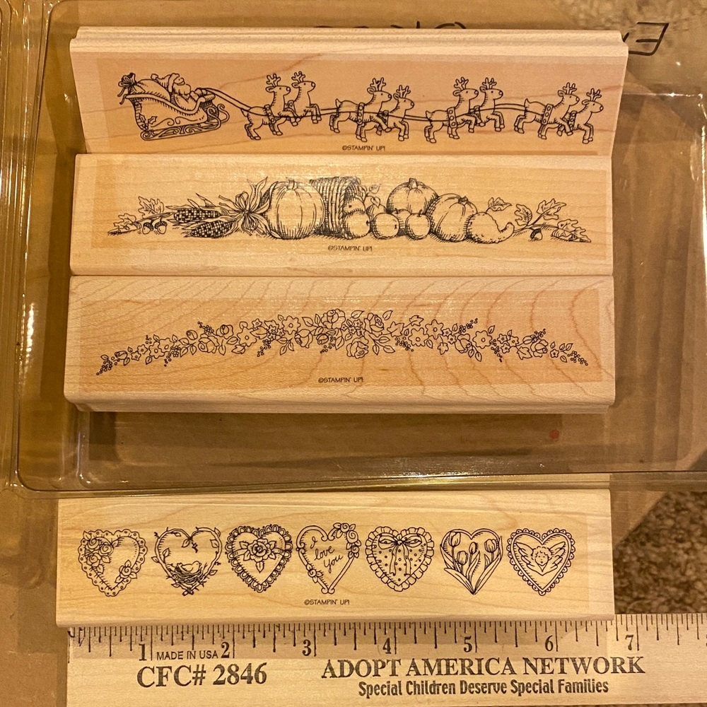 Wooden Stamp Set by Stampin’ Up